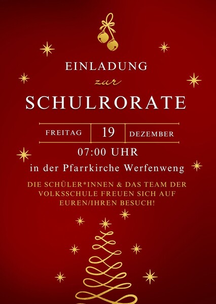 einladung schulrorate